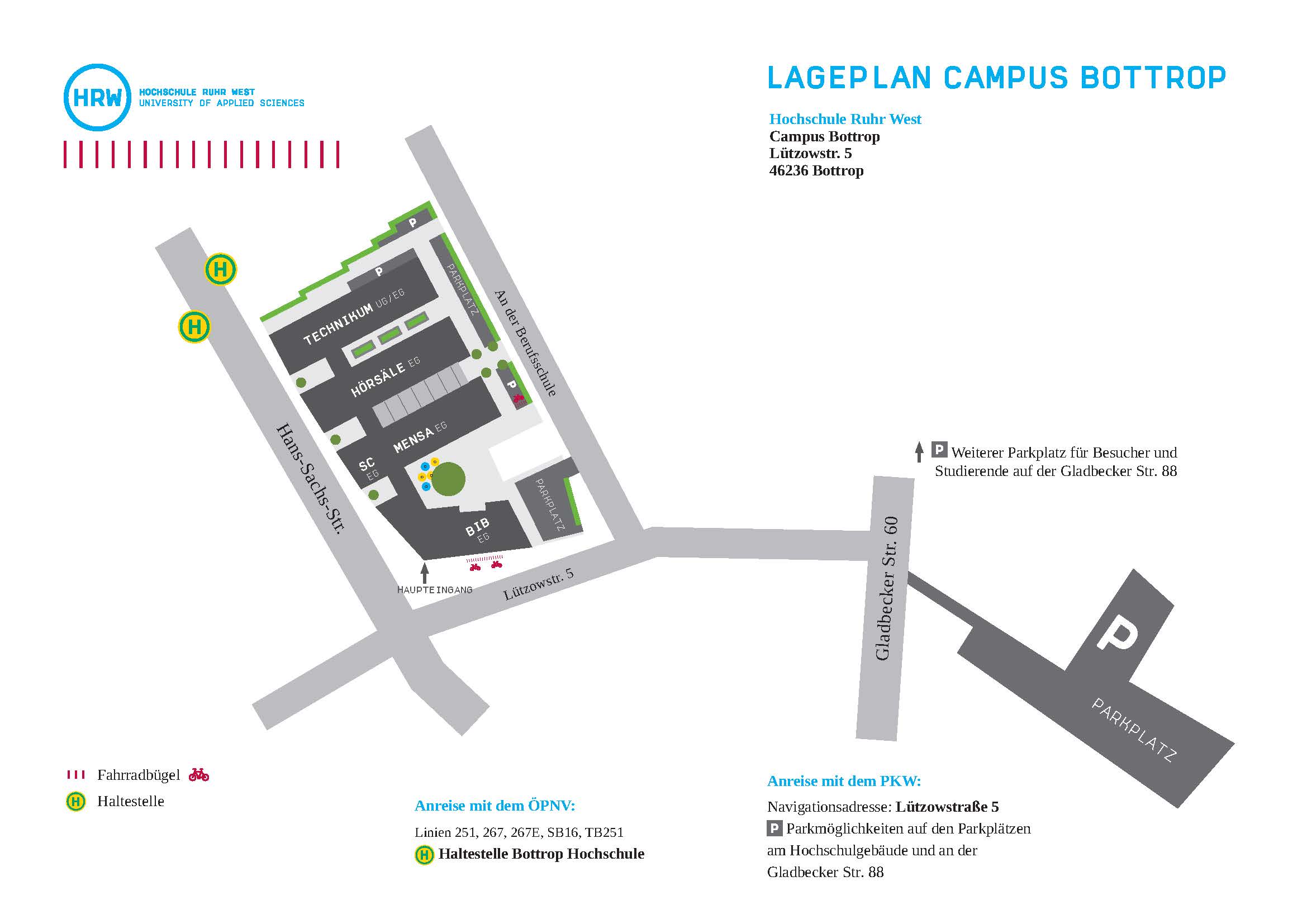 Lageplan Bottrop